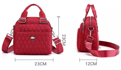 Imagen 2 de 4 de Bolsa Mochila Mujer Crossbody Mariconera Impermeable Viaje