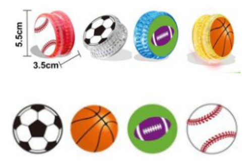 Pack 24 Piezas Yoyo Diseño Balones Balones