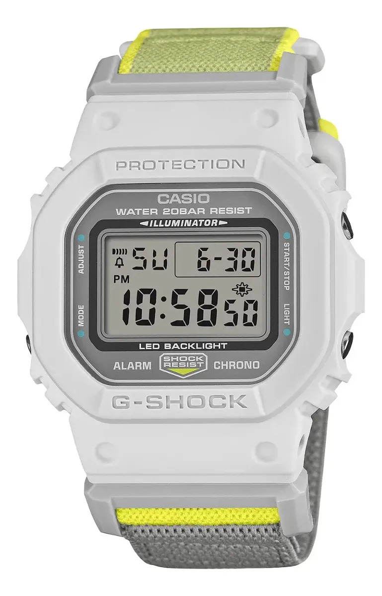 Relógio Casio G-shock Dw-5600mnc-7a8dr Cinza Positivo