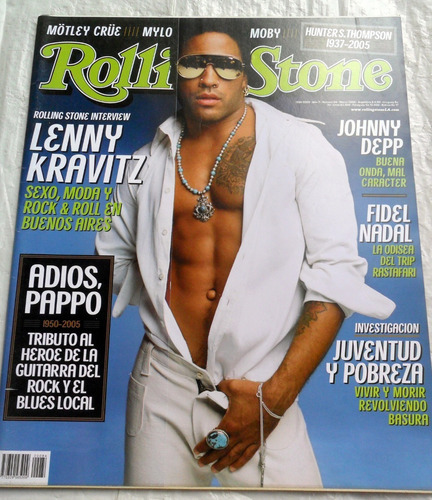Rolling Stone 84 Lenny Kravitz * Gwen Stefani * Adios Pappo