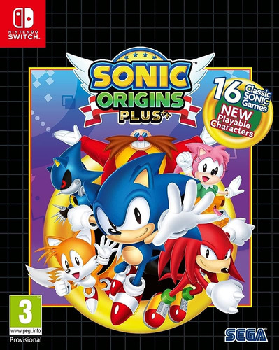 Sonic Origins Plus Nintendo Switch Artbook Metajuego 