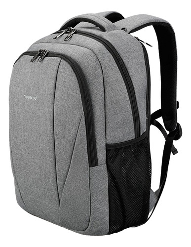 Mochila Tigernu Ejecutiva Para Notebook Gris T-b3399