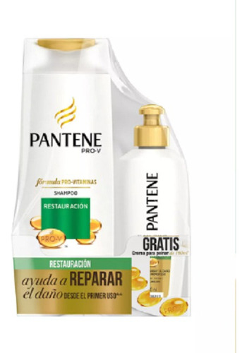  Pantene Shampoo 400ml + Crema P Peinar X 160ml