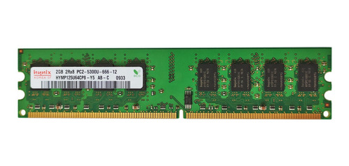 Memória Ram Desktop Pc Hynix 2gb Ddr2 667mhz Pc2 5300u 1.8v