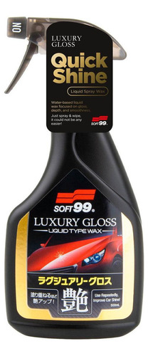 Luxury Gloss Cera Liquida Spray Brilho Quick Detail Soft99