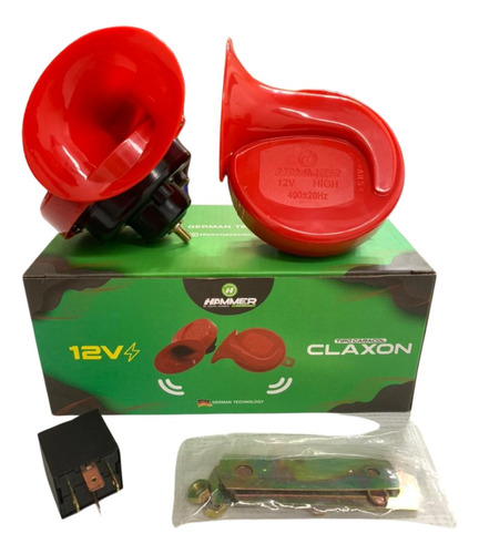 Corneta Claxon Tipo Caracol Hammer 12v 410/490hz