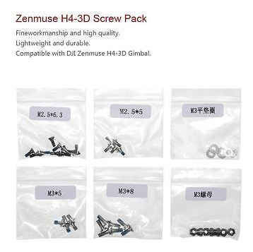 Paquete De 4 Tornillos De Parte Dji Zenmuse H4-3d Cardán Par