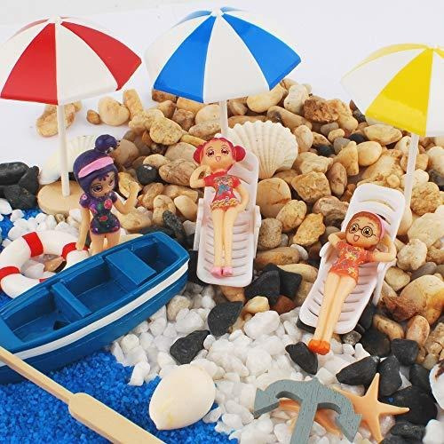 20 Estatuas Decorativas De Playa En Miniatura Para Jardin D