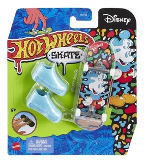 Patineta Mickey Mouse Disney Hot Wheels Skate Y Tenis Finger