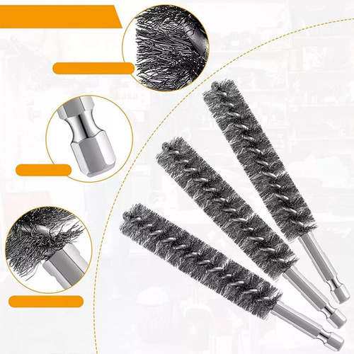 Brocha Removedora De Pintura De 6 Piezas, Con Forma De Tubo,