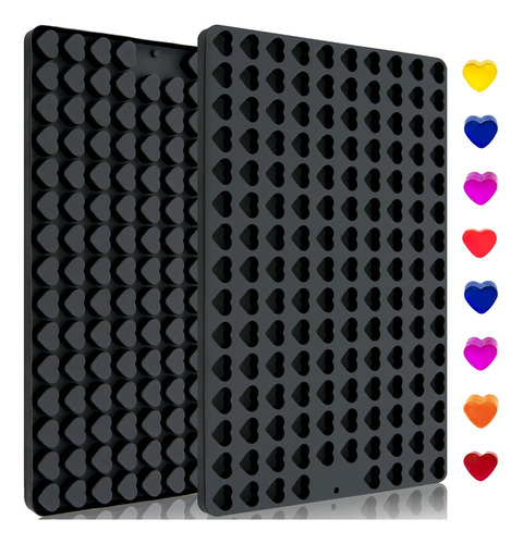 Mini Moldes De Silicona Con Forma De Corazón Reutilizables