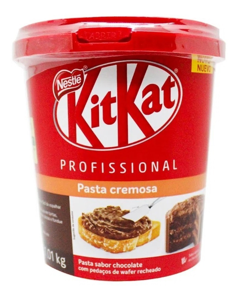 Pasta Cremosa Profissional Kit Kat 1,01kg Nestlé Original Mercado Livre