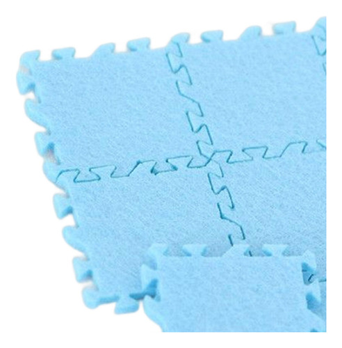 9x 1:12 Escala Miniatura Tapete Micro Paisagem Quarto Azul