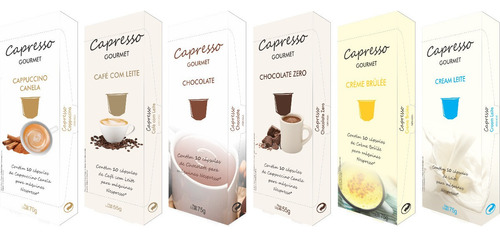 Cápsulas Nespresso Chocolate Cap Cafe Leite Capresso 60 Unid