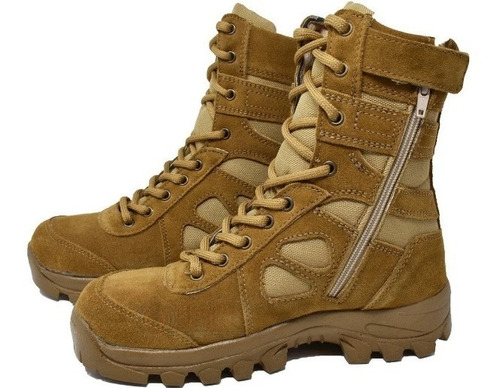 Botas Militares Hombre Para Trabajo Caqui Ram 