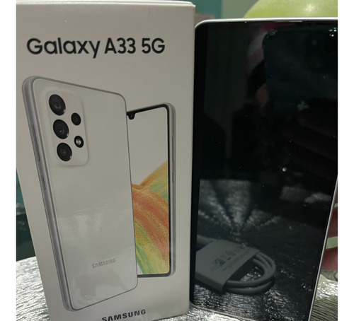 Celular Samsung Galaxy A33 5g 128gb + 6gb Ram 90 Hz Blanco (Usado)