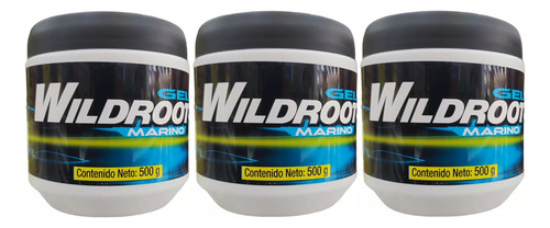 3 Gel Para Peinar Wildroot Marino Control Caspa 500g