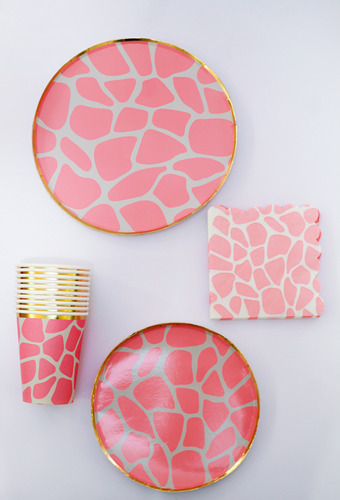 Platos Descartables Animal Print