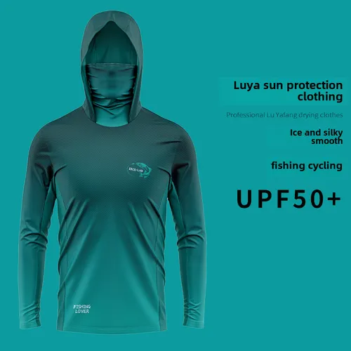 Sudadera Transpirable Con Protección Uv Y Capucha De Pesca
