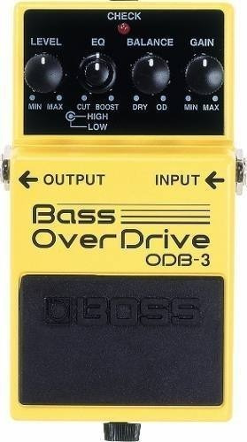 Pedal De Distorsión Para Bajo Boss Odb-3 Bass Overdrive