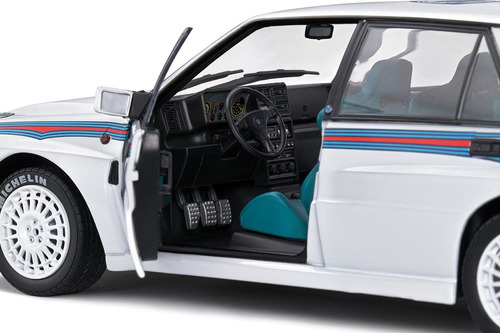 Miniatura Lancia Delta Hf Integrale Evo 1 Martini Racing 6 1992 Branco 1:18 Solido