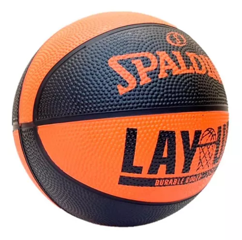 Bola De Basquete Spalding Lay-Up Borracha - Compre Agora