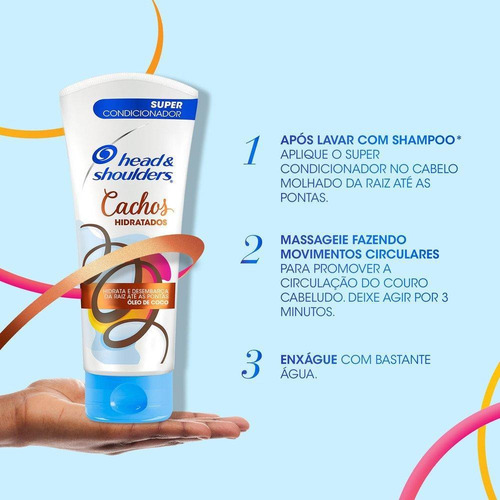 Condicionador Head & Shoulders Cachos Hidratados 170ml