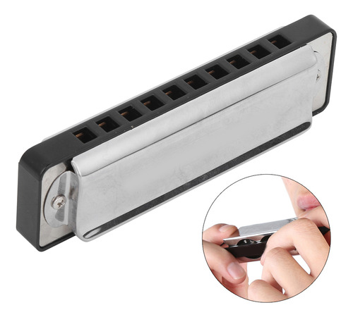 Resina Abs Db Key Harmonica Blues De 10 Furos Para Órgão Buc