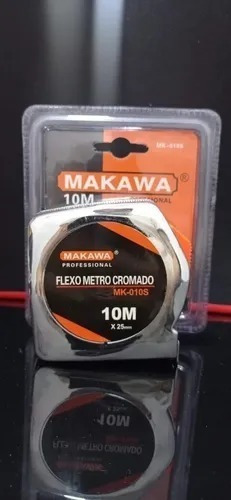 Huincha De Medir Cromado 10mts X 25mm Mk 010s Makawa