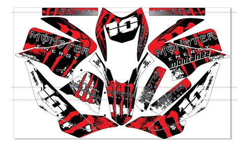 Stickers Para Moto Hero Hunk 160 Mod-172