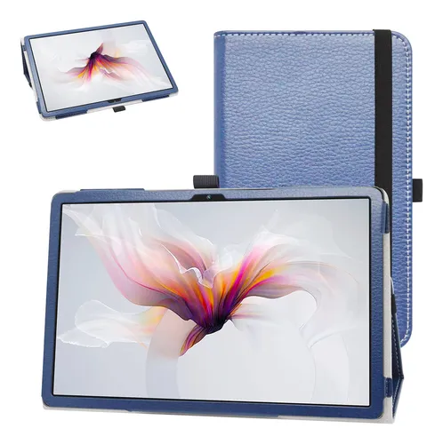 Funda Para Blackview Tab 12 Azul Oscuro 10.1puLG Piel Sintet