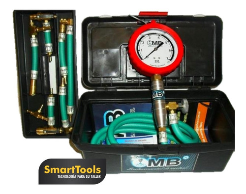 Imagen 3 de 4 de Kit Manometro Medidor Presión Combustible Nafta Premium Mb
