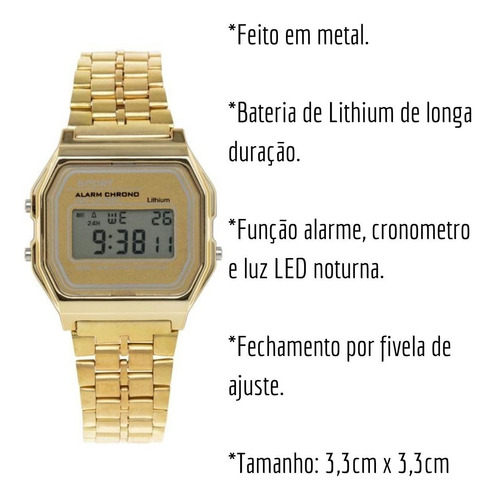 Relogio Feminino Barato Tamanho Mini Zie Wr Retrô Oferta