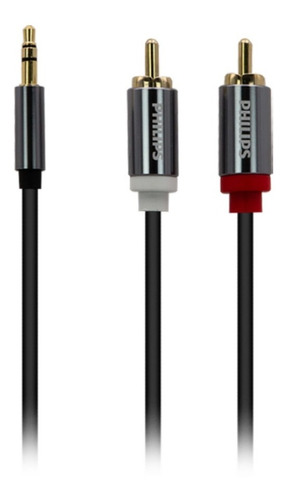 Cable De Audio Rca A Plug 3.5mm 2mts Philips - Revogames