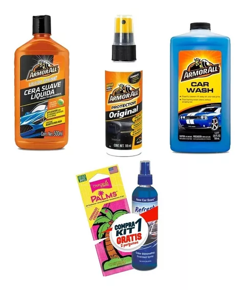 Kit Limpieza Auto / Moto Premium Armor All X 3 Productos