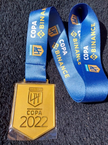 Medalla Boca Campeón Liga Profesional 2022 Copa Bin.