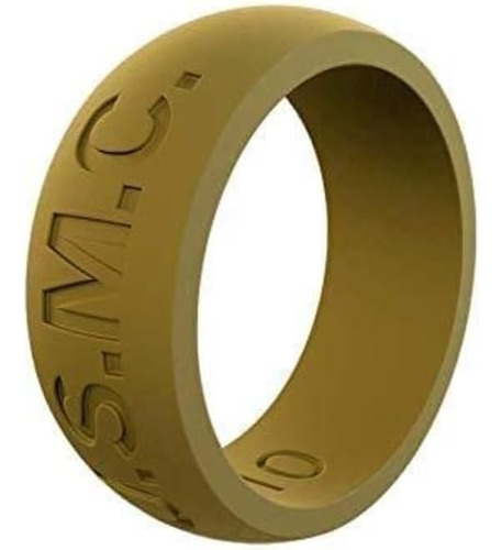 Qalo Anillo De Silicona De Caucho Para Hombre, Uscg Classic