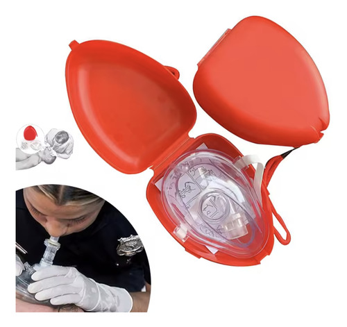 2 Mascarillas De Bolsillo Rcp Pocket Mask Primeros Auxilios