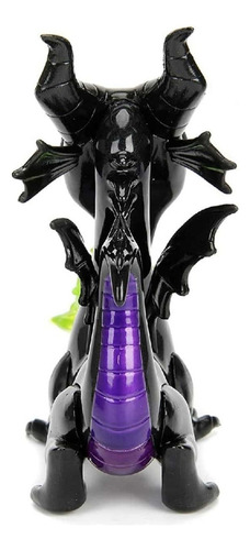 Figura do dragão maléfico de Jada, a bela adormecida da Metalfigs