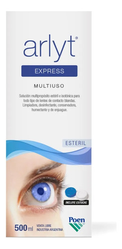 Arlyt Express Solución Para Lentes De Contacto X 500 Ml