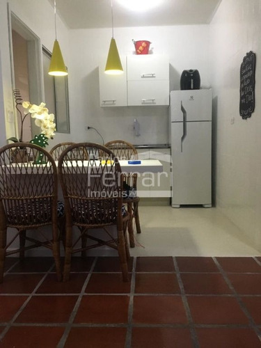 Imagem 8 de 13 de Charmoso Apartamento Na Enseada 400m Da Praia - Cf33644