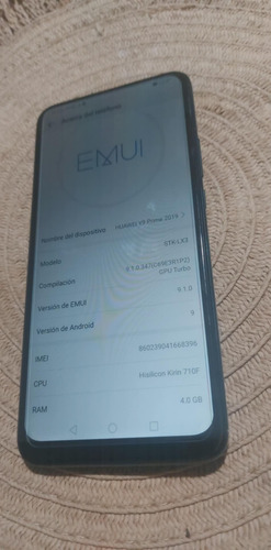 Huawei Y9 Prime 2019 128 Gb 4 Gb Ram Liberado Verde Musgo (Usado)