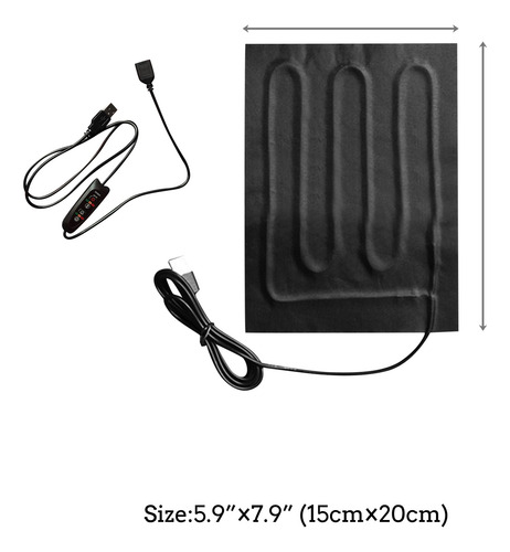 Almohadilla Térmica Usb Heater, Calentador, Ropa Térmica, Ca