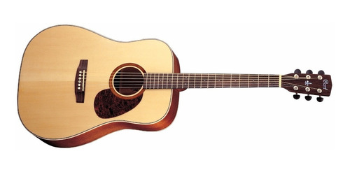 Cort Earth 100 Guitarra Acustica Tapa Solida Aro Fondo Caoba