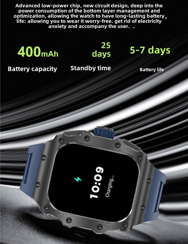 Reloj Deportivo Resistente Agua Pantalla Amoled 1,95