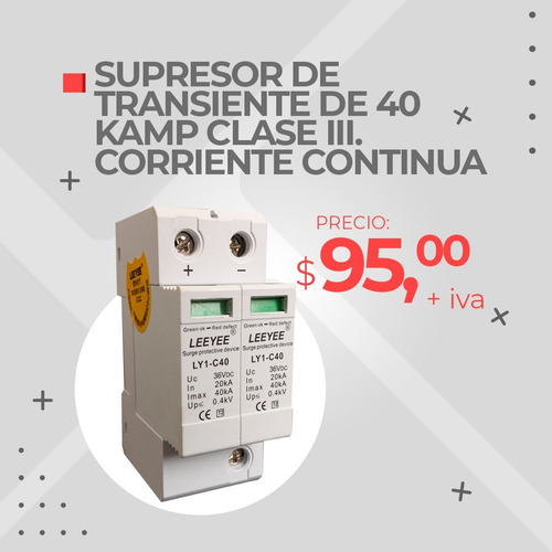 Imagen 1 de 9 de Supresores De Transientes 80ka Trifásico 275v. Pararrayos