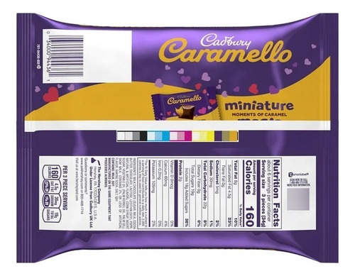 Cadbury Caramello Minis Chocolates Rellenos Caramelo 212g