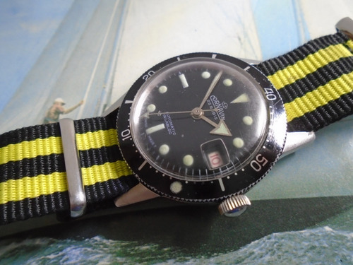 Cornavin Antigo Diver 200 M Eta 2454 Arrow Broad Raridade