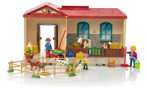 Playmobil Country Granja Maletin Con Accesorios Super Oferta