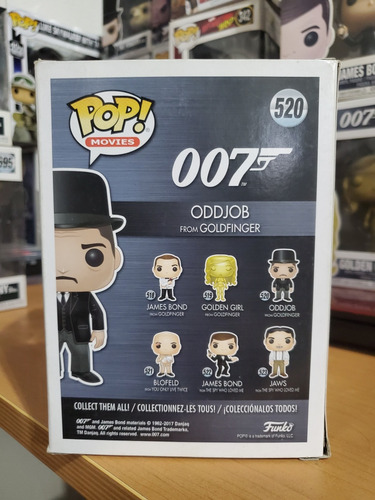 Funko Pop! Oddjob 520 - 007 James Bond (Usado)